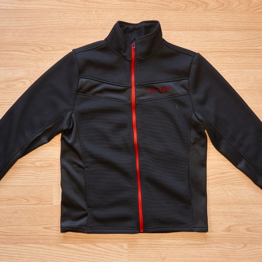 Spyder Women's Black Full Zip Jacket Size L